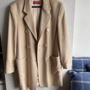 STRENESSE Group Camel Hair (virgin wool) long Blazer
